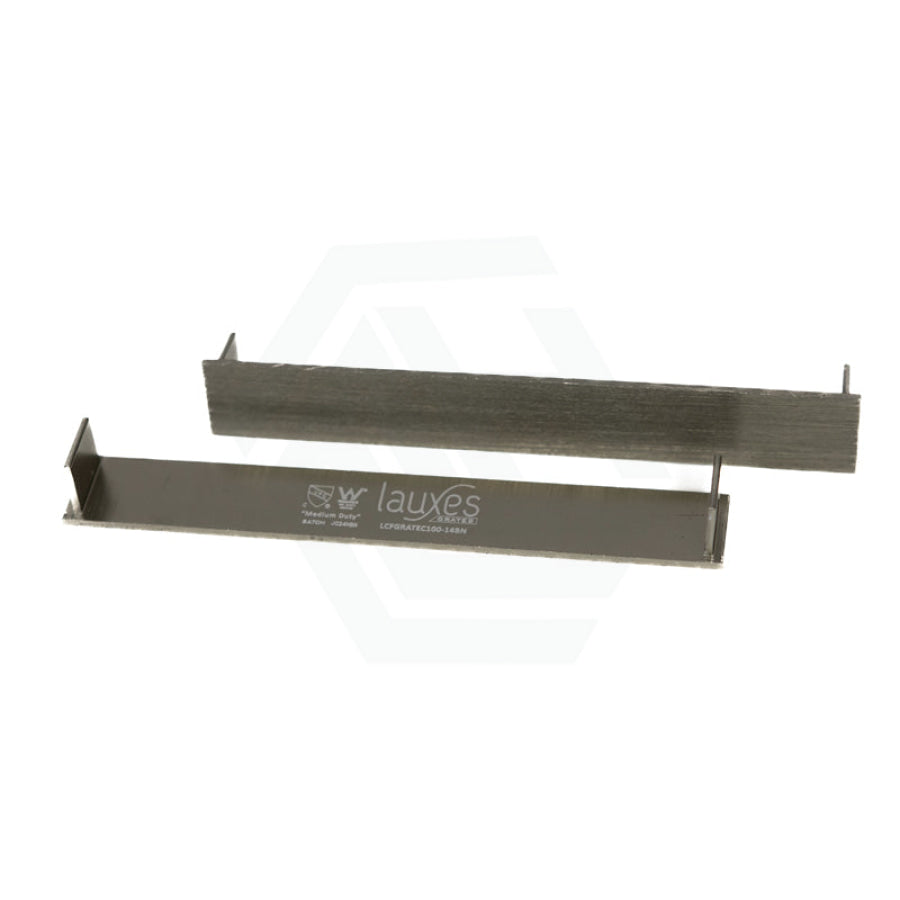 N#7(Nickel) 100-3000mm Lauxes Brushed Nickel Shower Grate Drain Aluminium Next Generation 14 Any Size Indoor Outdoor