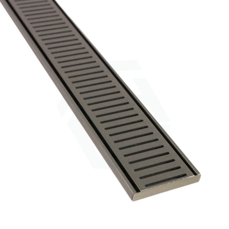 N#7(Nickel) 100-3000mm Lauxes Brushed Nickel Shower Grate Drain Aluminium Next Generation 14 Any Size Indoor Outdoor