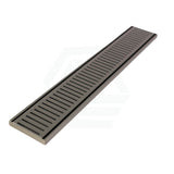 N#7(Nickel) 100-3000mm Lauxes Brushed Nickel Shower Grate Drain Aluminium Next Generation 14 Any Size Indoor Outdoor
