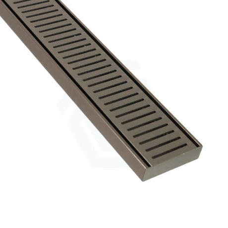 N#7(Nickel) 100-5600mm Lauxes Brushed Nickel Shower Grate Drain Indoor Outdoor Aluminium Next Generation 26