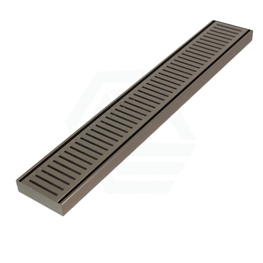 N#7(Nickel) 100-5600mm Lauxes Brushed Nickel Shower Grate Drain Indoor Outdoor Aluminium Next Generation 26