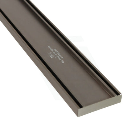 N#7(Nickel) 100-3000x100x21mm Lauxes Aluminium Brushed Nickel Slimline Tile Insert Shower Pool Drain