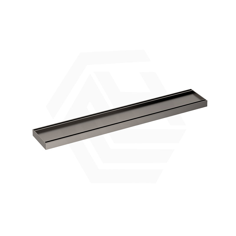 N#7(Nickel) 100-3000x100x21mm Lauxes Aluminium Brushed Nickel Slimline Tile Insert Shower Pool Drain