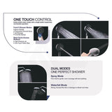 Amoza Twin Shower On Rail Stainless Steel Variant Colour Available