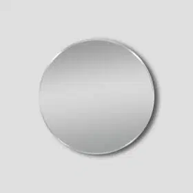 N#1(Nickel) 600/700/800Mm Bathroom Brushed Nickel Framed Round Mirror Wall Mounted Mirrors