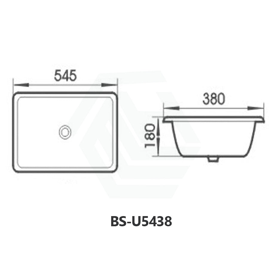 150mm Gloss White Canvas Stone Top Calacatta Quartz with Undermount Basin