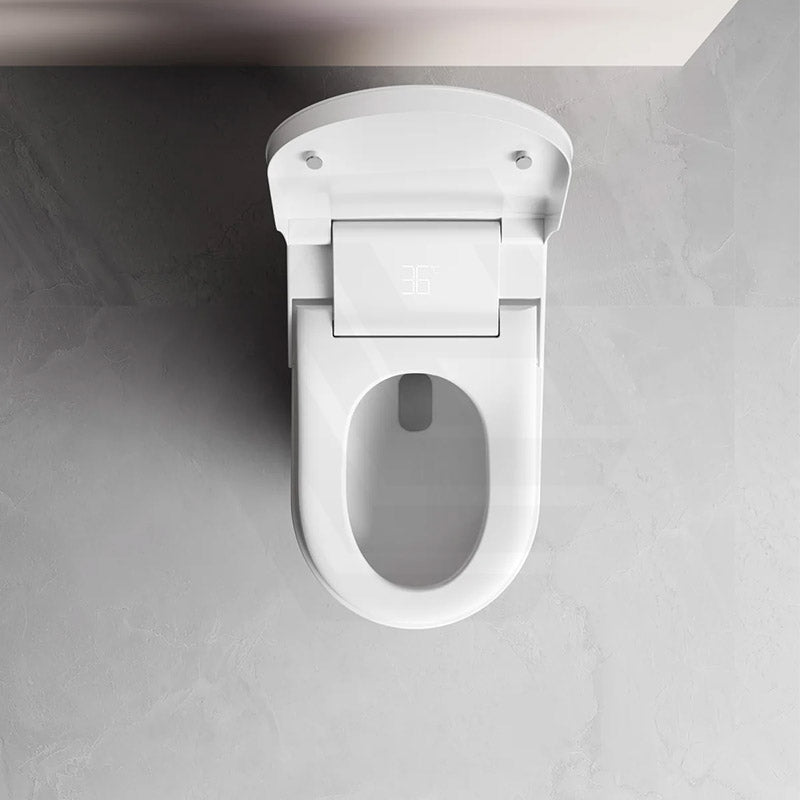 BathTec 700x390x510mm Intergrated Tank Series K2 Smart Toilet with Sleek Tech-Inspired Exterior and Side Knob Control