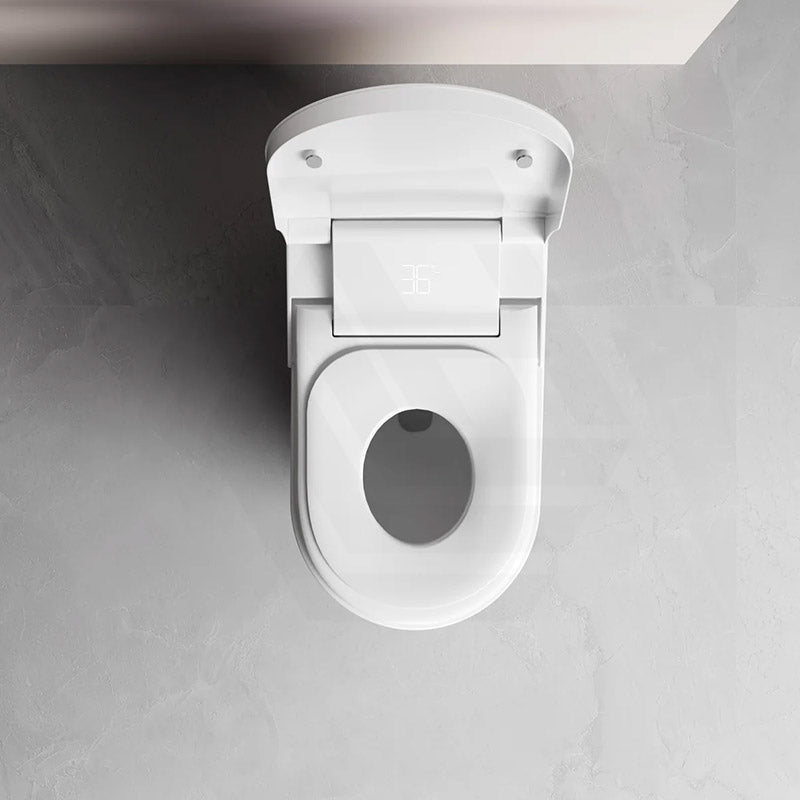 BathTec 700x390x510mm Intergrated Tank Series K2 Smart Toilet with Sleek Tech-Inspired Exterior and Side Knob Control