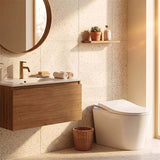 BathTec Intergrated Tank Series K2 Smart Toilet with Sleek Tech-Inspired Exterior and Side Button Control 700x390x510mm