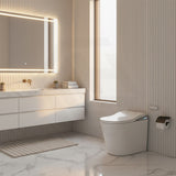 BathTec Intergrated Tank Series K2 Smart Toilet with Sleek Tech-Inspired Exterior and Side Button Control 700x390x510mm