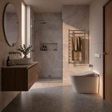 BathTec Intergrated Tank Series K2 Smart Toilet with Sleek Tech-Inspired Exterior and Side Button Control 700x390x510mm
