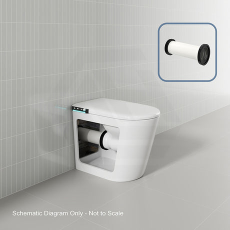 BathTec 700x410x485mm Intergrated Tank Series U1 Smart Toilet with Dual-User Memory and Smart LED Touch Screen