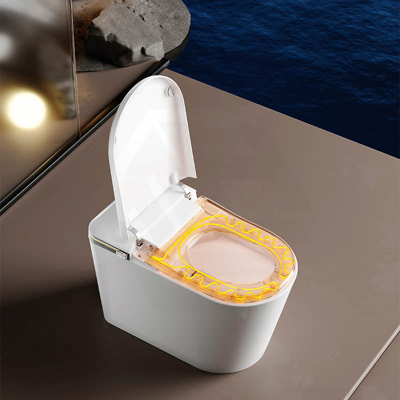 BathTec Intergrated Tank Series U7 Smart Toilet with Hands-Free Auto-Open Lid and Auto Flushing System 700x400x475mm