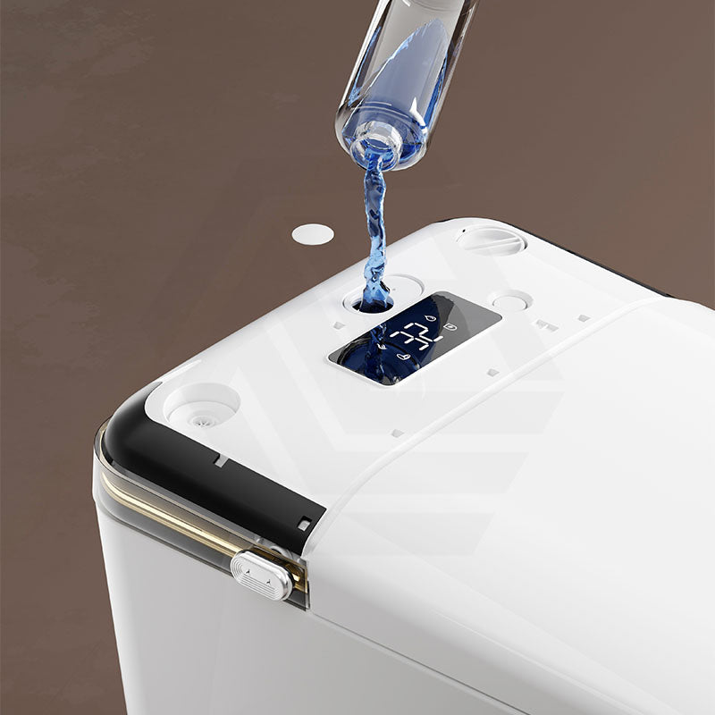 BathTec Intergrated Tank Series U7 Smart Toilet with Hands-Free Auto-Open Lid and Auto Flushing System 700x400x475mm