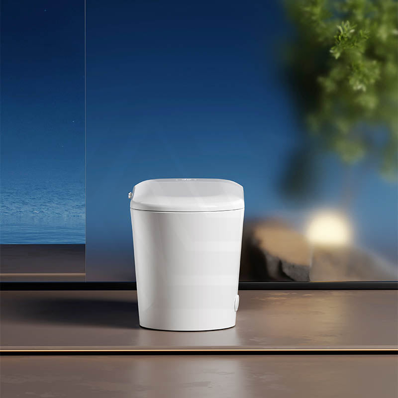 BathTec Intergrated Tank Series U7 Smart Toilet with Hands-Free Auto-Open Lid and Auto Flushing System 700x400x475mm