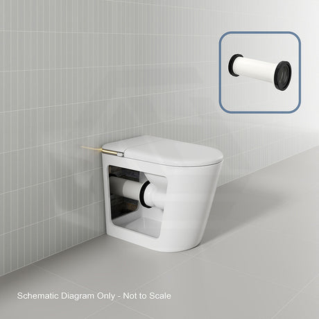 BathTec 700x400x475mm Intergrated Tank Series U7 Smart Toilet with Hands-Free Auto-Open Lid and Auto Flushing System