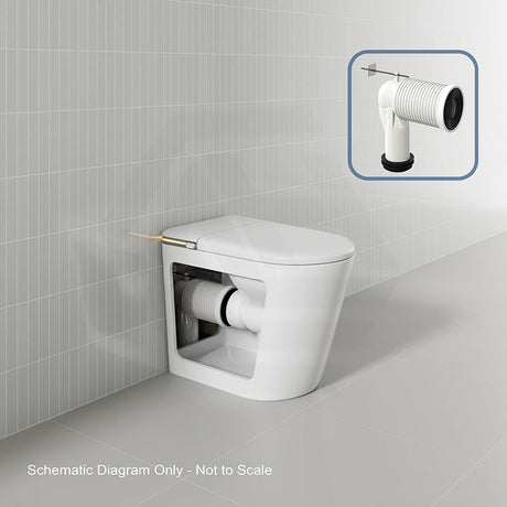 BathTec 700x400x475mm Intergrated Tank Series U7 Smart Toilet with Hands-Free Auto-Open Lid and Auto Flushing System