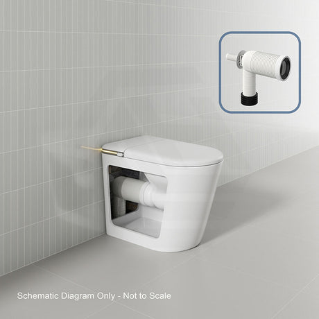 BathTec 700x400x475mm Intergrated Tank Series U7 Smart Toilet with Hands-Free Auto-Open Lid and Auto Flushing System