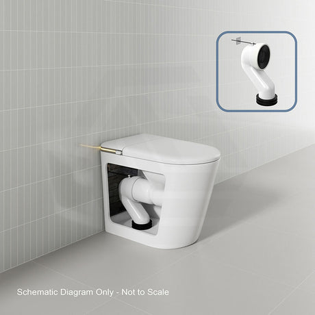 BathTec 700x400x475mm Intergrated Tank Series U7 Smart Toilet with Hands-Free Auto-Open Lid and Auto Flushing System