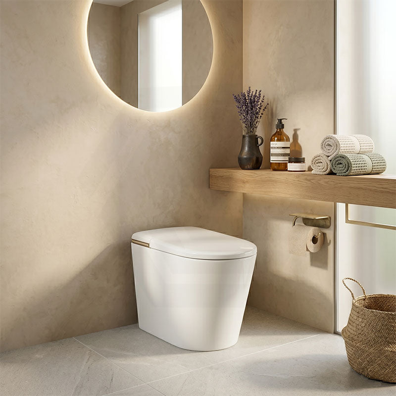 BathTec Intergrated Tank Series U7 Smart Toilet with Hands-Free Auto-Open Lid and Auto Flushing System 700x400x475mm