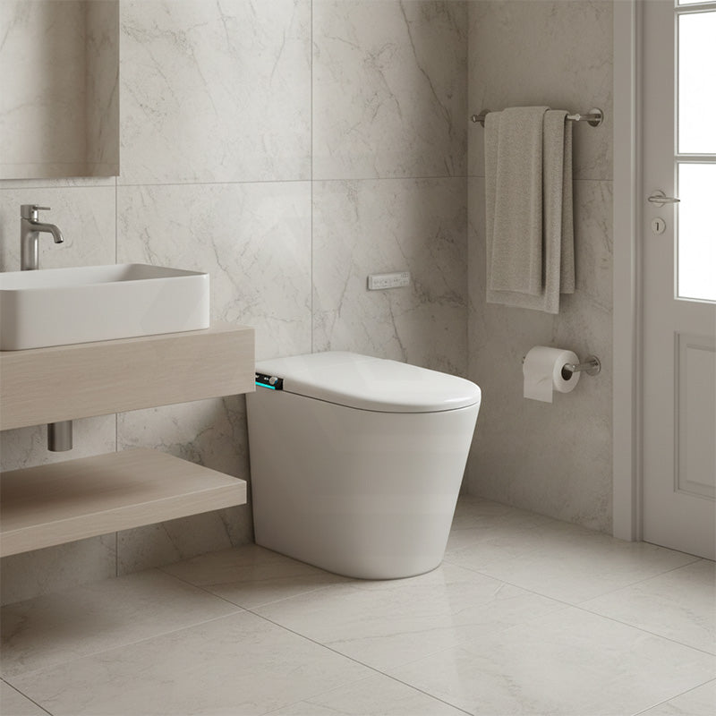 BathTec Intergrated Tank Series U1 Smart Toilet with Dual-User Memory and Smart LED Touch Screen 700x410x485mm