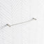 N#1(Nickel) Aquaperla 600Mm Round Brushed Nickel Single Towel Rail Stainless Steel Rails
