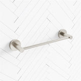 Norico Round Brushed Nickel Hand Towel Holder 347Mm Wall Mounted Bathroom Products