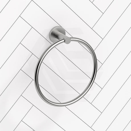 Bella Vista Mica 200mm Round Hand Towel Ring Stainless Steel Variant Colour Available