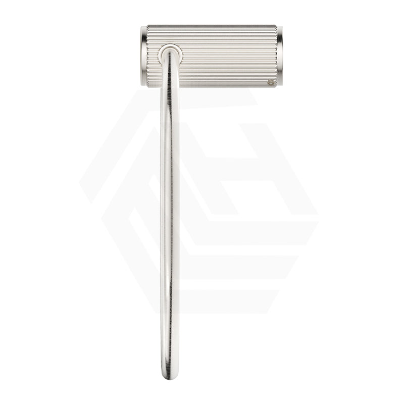 N#5(Nickel) Bella Vista Mica Fluted Round Stainless Steel Towel Ring