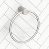 Bella Vista Mica Fluted Round Stainless Steel Towel Ring Variant Colour Available