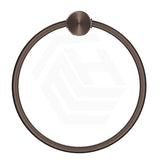Dusk Bronze Bella Vista Mica Fluted Round Stainless Steel Towel Ring