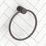Bella Vista Mica Fluted Round Stainless Steel Towel Ring Variant Colour Available