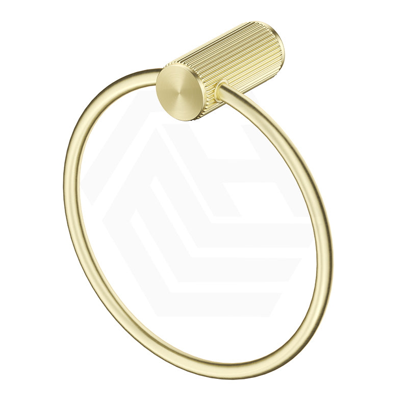 G#8(Gold) Bella Vista Mica Fluted Round Stainless Steel Towel Ring