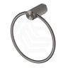 M#6(Gunmetal-Grey) Bella Vista Mica Fluted Round Stainless Steel Towel Ring