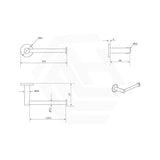 Bella Vista Mica 160mm Round Toilet Paper Holder Stainless Steel Variant Colour Available