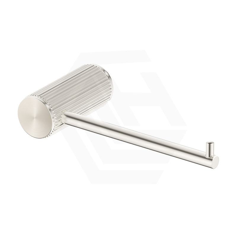 N#5(Nickel) Bella Vista Mica Fluted Round Stainless Steel Toilet Paper Holder