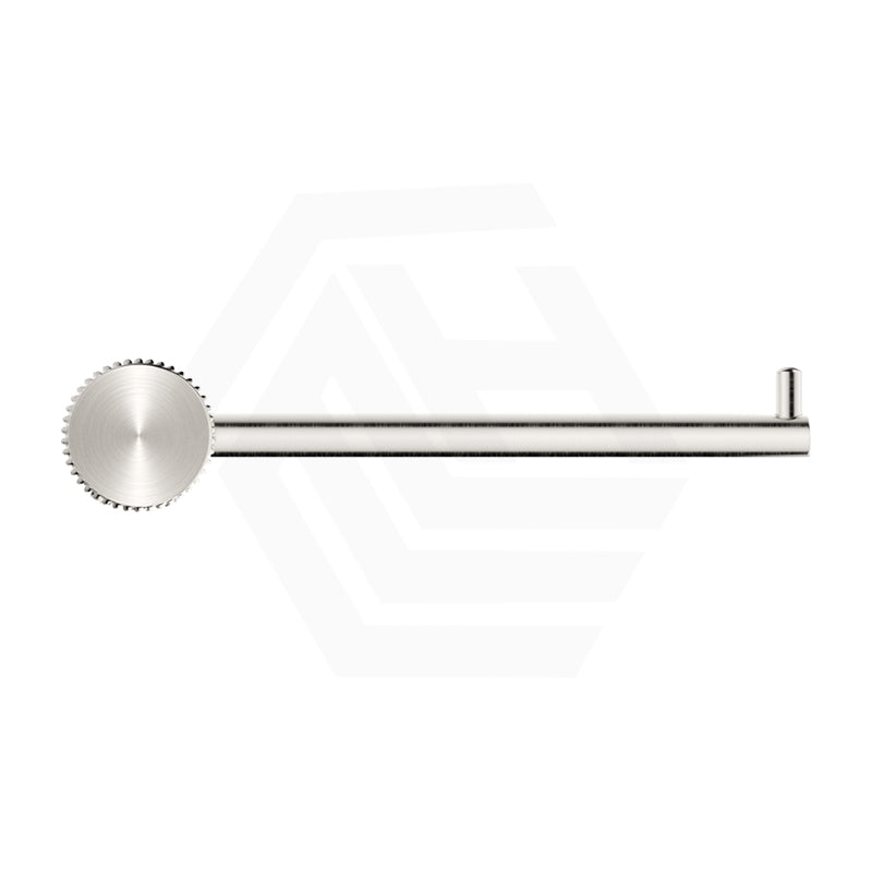 N#5(Nickel) Bella Vista Mica Fluted Round Stainless Steel Toilet Paper Holder