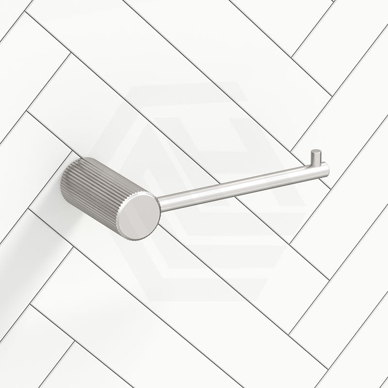 Bella Vista Mica Fluted Round Stainless Steel Toilet Paper Holder In Various Colours