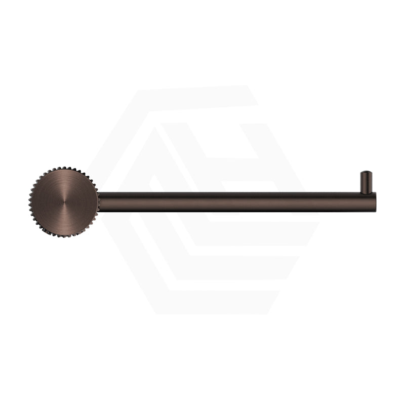Dusk Bronze Bella Vista Mica Fluted Round Stainless Steel Toilet Paper Holder