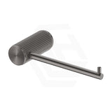 M#6(Gunmetal-Grey) Bella Vista Mica Fluted Round Stainless Steel Toilet Paper Holder