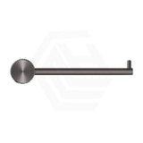 M#6(Gunmetal-Grey) Bella Vista Mica Fluted Round Stainless Steel Toilet Paper Holder
