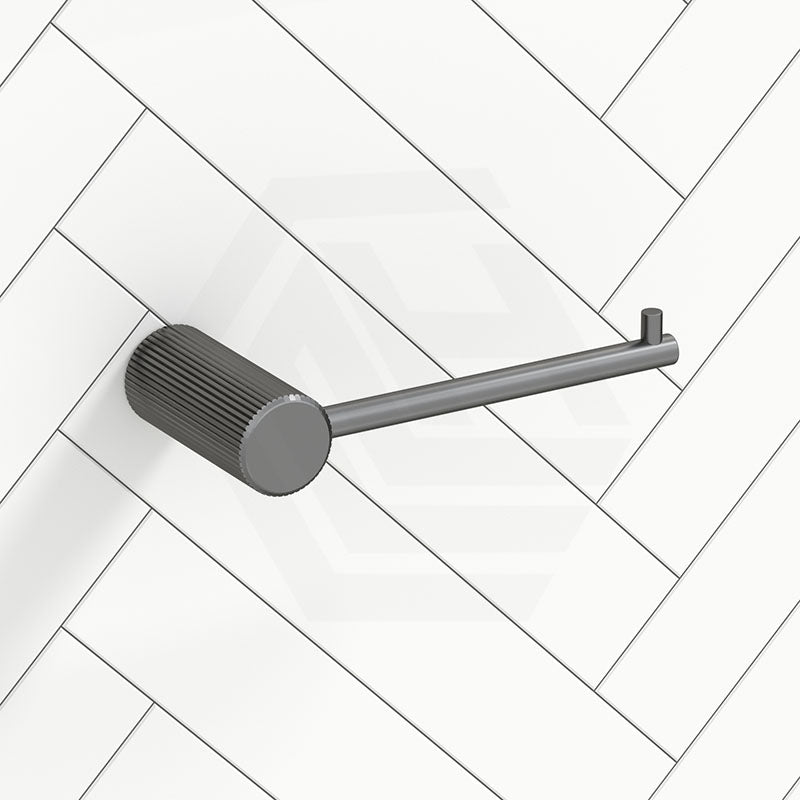 Bella Vista Mica Fluted Round Stainless Steel Toilet Paper Holder In Various Colours