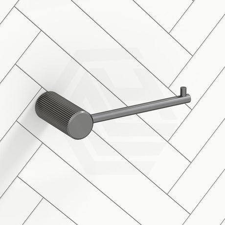 Bella Vista Mica Fluted Round Stainless Steel Toilet Paper Holder In Various Colours