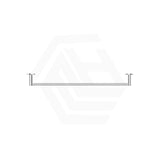Bella Vista Mica 600/800mm Round Single Towel Rail Stainless Steel Cut to Size Variant Colour Available