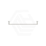Bella Vista Mica 600/800mm Round Single Towel Rail Stainless Steel Cut to Size Variant Colour Available