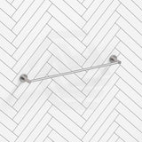 Bella Vista Mica 600/800mm Round Single Towel Rail Stainless Steel Cut to Size Variant Colour Available