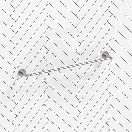 Bella Vista Mica 600/800mm Round Single Towel Rail Stainless Steel Cut to Size Variant Colour Available