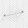 Bella Vista Mica 600/800mm Round Single Towel Rail Stainless Steel Cut to Size Variant Colour Available