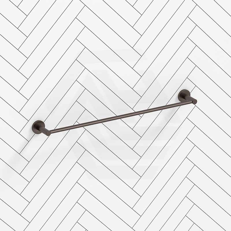 Bella Vista Mica 600/800mm Round Single Towel Rail Stainless Steel Cut to Size Variant Colour Available