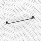 Bella Vista Mica 600/800mm Round Single Towel Rail Stainless Steel Cut to Size Variant Colour Available